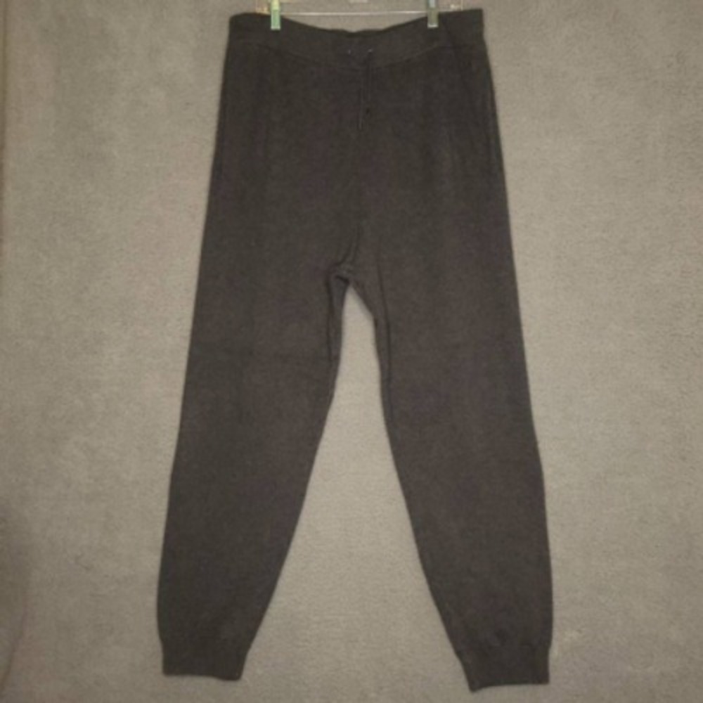 Ted Baker Pants Womens Knit Joggers Gray Charcoal High Rise Pull On 6 US 14 New